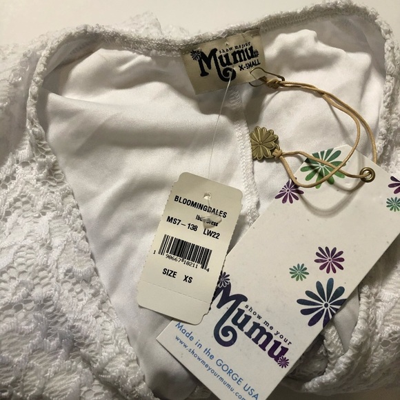 show me your mumu Ibiza Dress in Larose Lace White - Picture 10 of 11